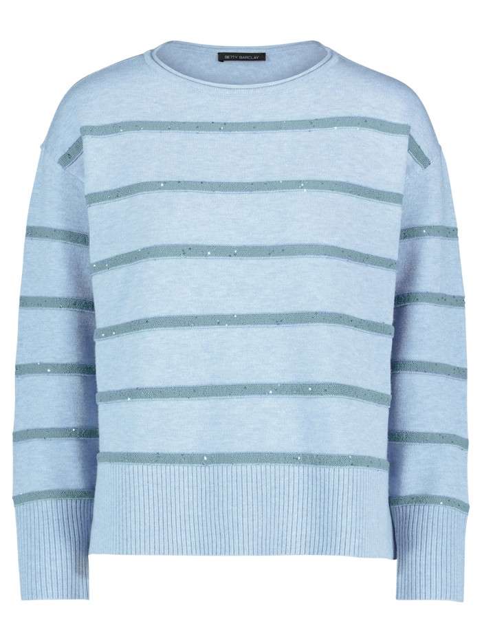 Pull bleu à rayures...