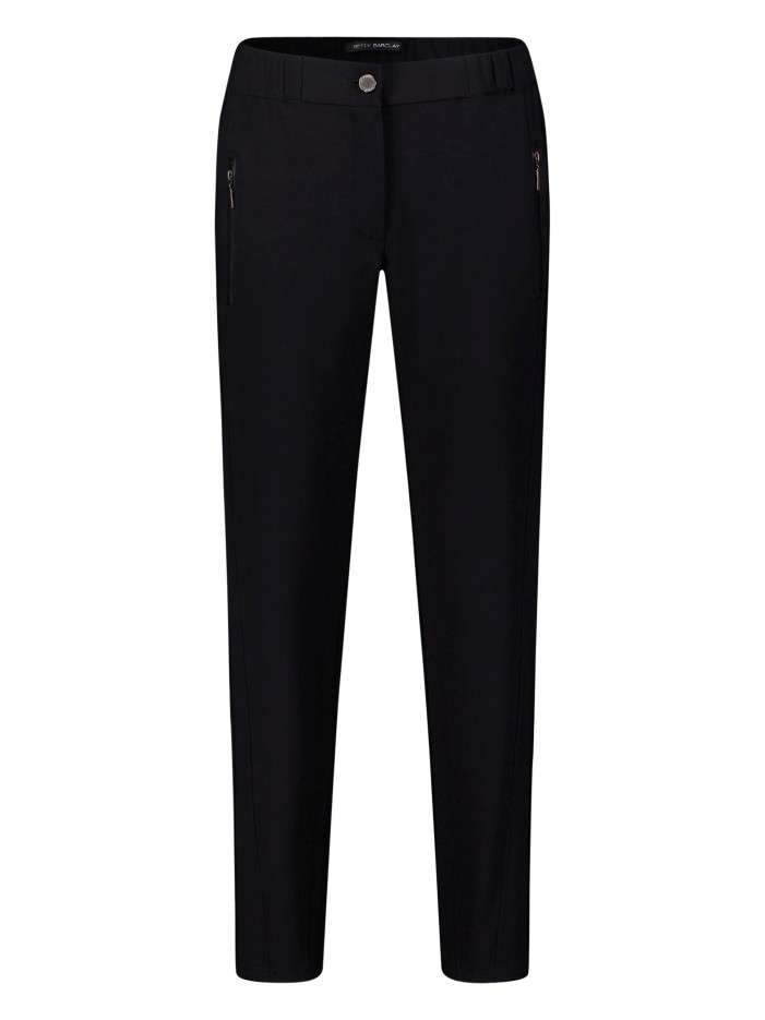Pantalon chino noir à coupe...
