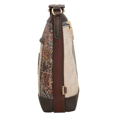 Sac à bandoulière marine pourvu d'une large bandoulière réglable - Image 3