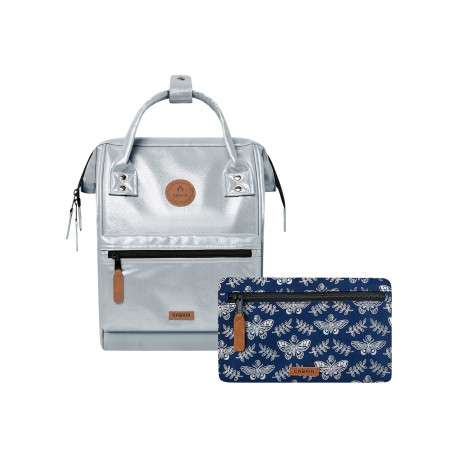 Sac à dos Adventurer Small Fiji bleu gris brillant avec tissu déperlant - Image 2