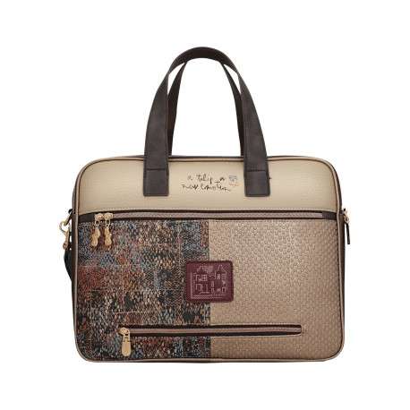 Sac ordinateur marine pourvu d'une large bandoulière réglable - Image 2