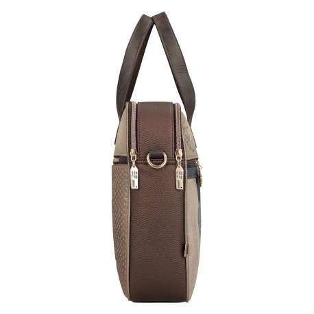 Sac ordinateur marine pourvu d'une large bandoulière réglable - Image 3