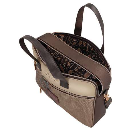 Sac ordinateur marine pourvu d'une large bandoulière réglable - Image 5