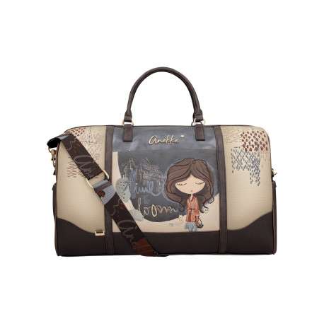 Sac weekender multicolores pourvu d'une large bandoulière réglable