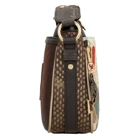 Sac à bandoulière multicolore pourvu d'une large bandoulière réglable - Image 2
