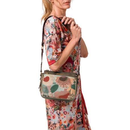 Sac à bandoulière multicolore pourvu d'une large bandoulière réglable - Image 6
