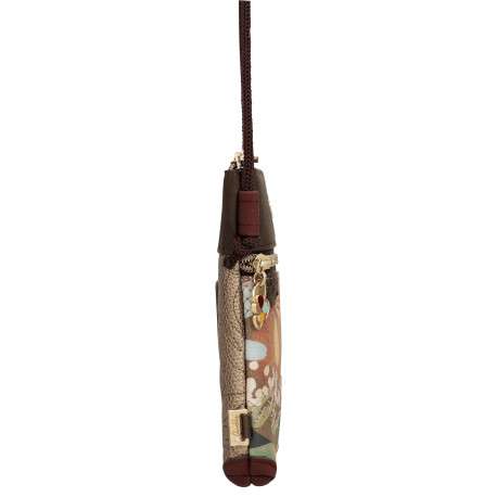 Sacoche multicolore à motifs pourvue d'une bandoulière cordelette - Image 3
