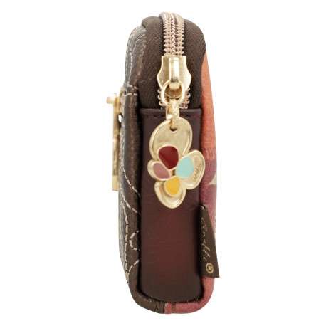 Porte-monnaie multicolore à motifs pourvu d'une fermeture zippée - Image 2