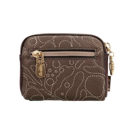 Porte-monnaie multicolore à motifs pourvu d'une fermeture zippée - Image 4