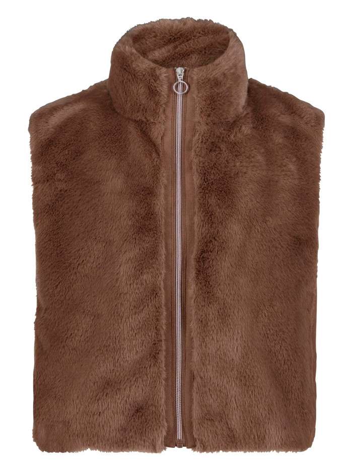 Gilet chocolat à coupe...
