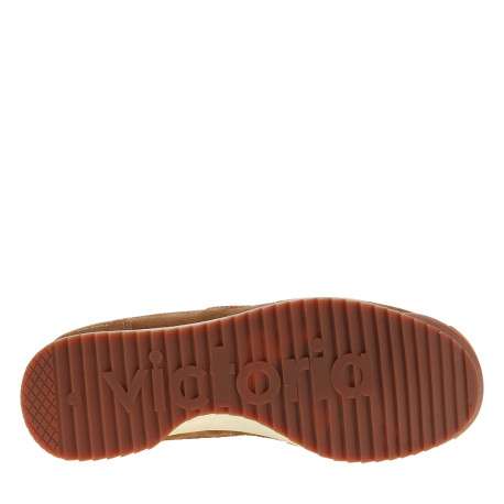 Baskets running femme marron brillantes à double laçage et bout renforcé - Image 6