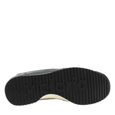 Baskets running kaki brillantes à double paires de lacets avec le bout renforcé - Image 6