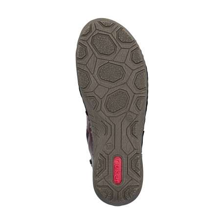Sneakers violettes à talon plat pourvues de lacets et d'un zip latéral - Image 6