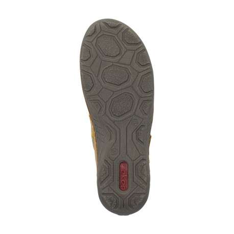 Sneakers jaunes à talon plat pourvues de lacets et d'un zip latéral - Image 6