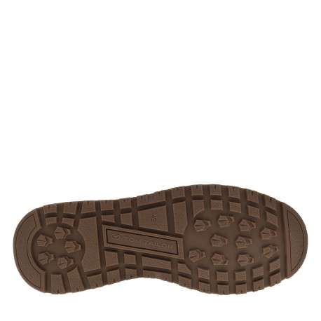 Sneakers bleu marine à talon plat pourvues de lacets et d'un zip latéral - Image 6