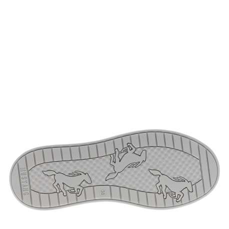 Baskets running noir à talon plat pourvues de lacets plats et d'un zip latéral - Image 6