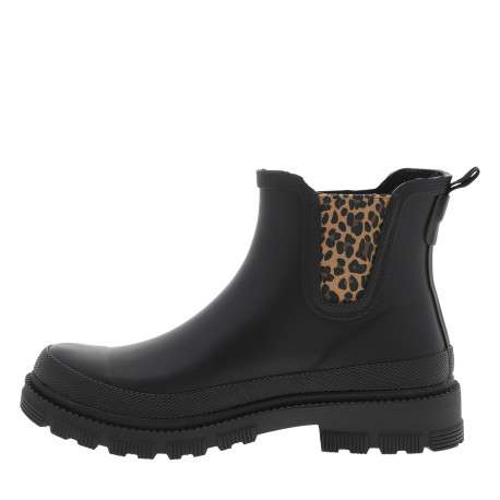 Bottines Lua Smooth Combi à talon décroché bas pourvues de goussets élastiqués - Image 3