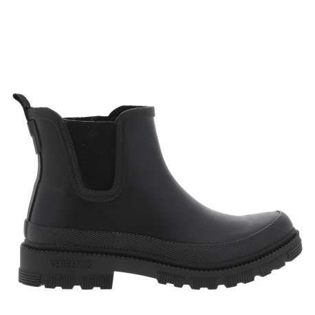 Bottines Lua Smooth noires à talon décroché bas pourvues de goussets élastiqués