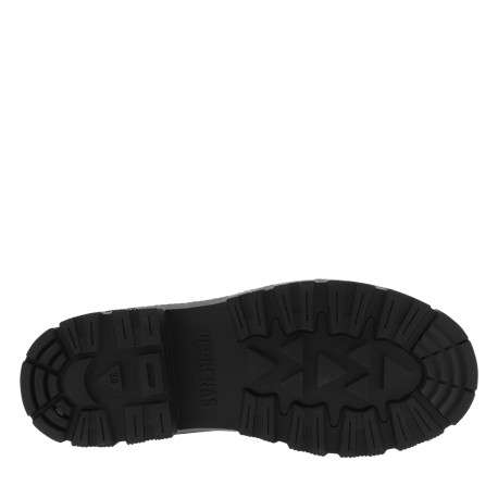 Bottines Lua Smooth noires à talon décroché bas pourvues de goussets élastiqués - Image 6