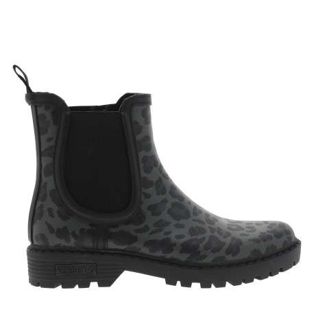 Boots Gaudi Smooth léopard à talon décroché bas pourvues de goussets élastiqués