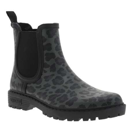Boots Gaudi Smooth léopard à talon décroché bas pourvues de goussets élastiqués - Image 2