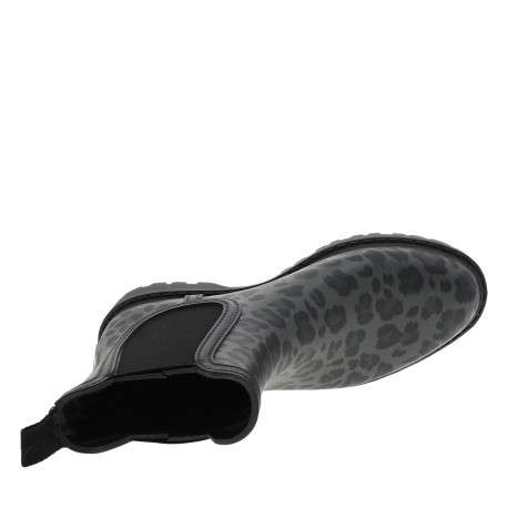 Boots Gaudi Smooth léopard à talon décroché bas pourvues de goussets élastiqués - Image 5