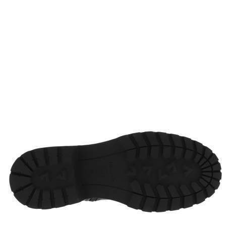 Bottines en cuir marron à talon décroché bas pourvues de lacets plats - Image 6