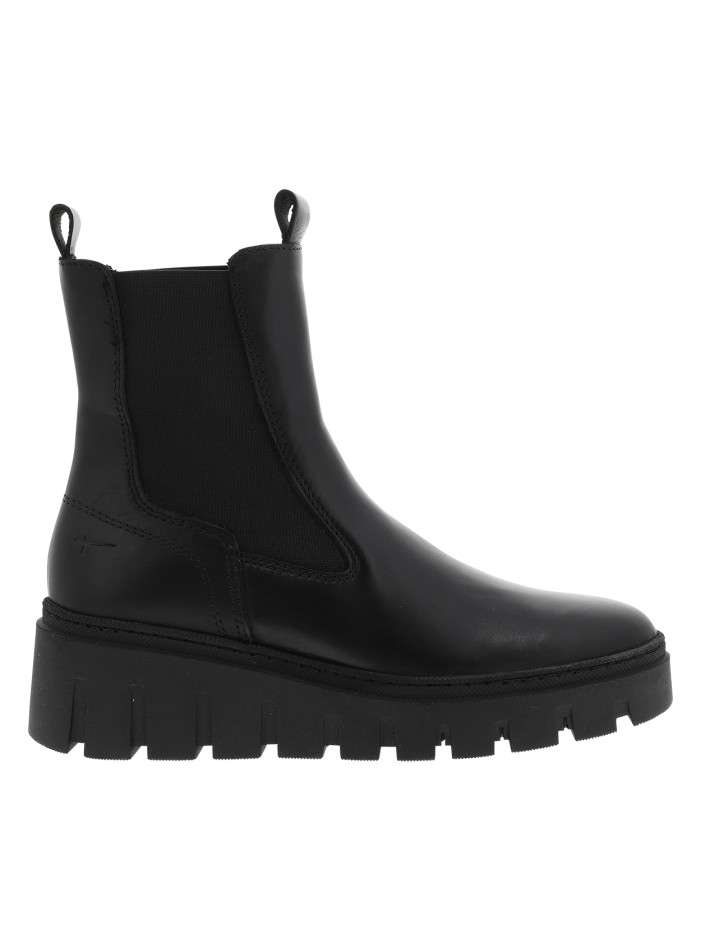 Boots en cuir noires avec...