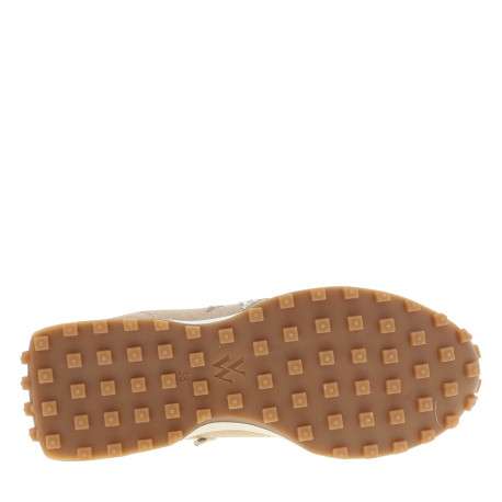 Baskets running Flow Initials beiges à talon plat munies du logo brillant - Image 6