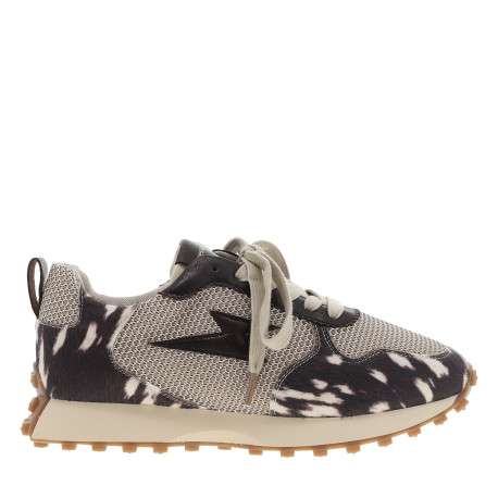 Baskets running Flow Emblem multicolores à talon plat munies de lacets