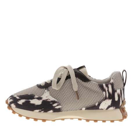 Baskets running Flow Emblem multicolores à talon plat munies de lacets - Image 3