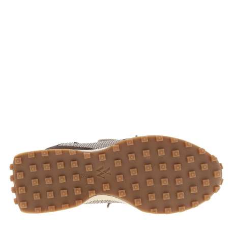 Baskets running Flow Emblem chocolat à talon plat et empiècements - Image 6
