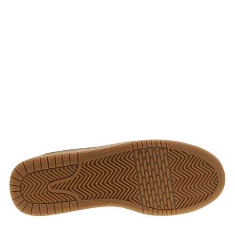 Tennis en cuir marron à talon plat munies de lacets bicolores - Image 6