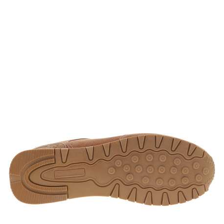 Baskets avec un revêtement en cuir nubuck camel pourvu d'un talon plat - Image 6