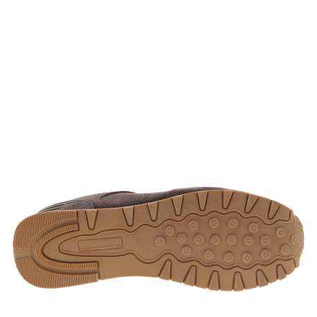 Baskets avec un revêtement en cuir nubuck marron pourvu d'un talon plat - Image 6