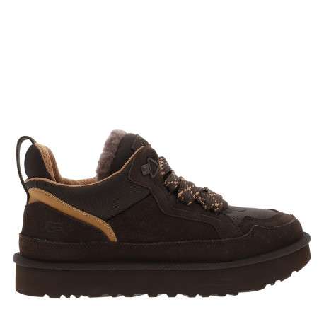 Baskets M Lowmel en cuir marron à talon plat pourvues de lacets épais