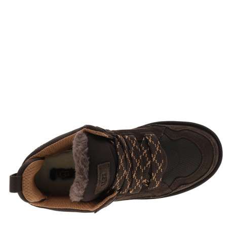 Baskets M Lowmel en cuir marron à talon plat pourvues de lacets épais - Image 5