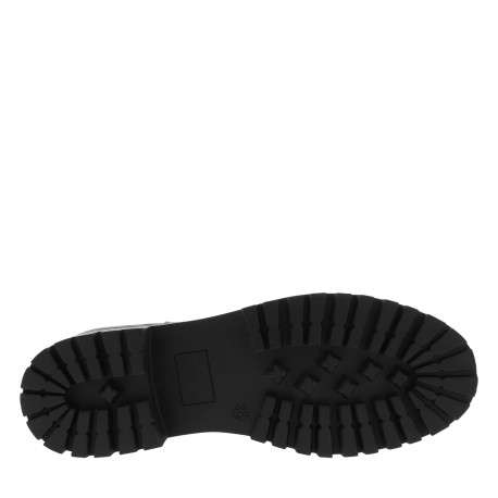 Bottines Pavina noires à talon décroché bas pourvues de soufflets élastiqués - Image 6