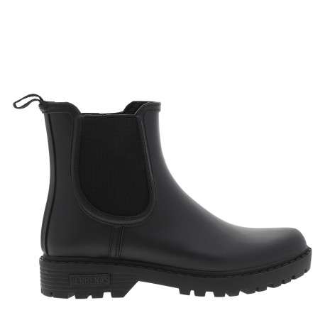 Boots Gaudi Smooth noires à talon décroché bas pourvues de goussets élastiqués