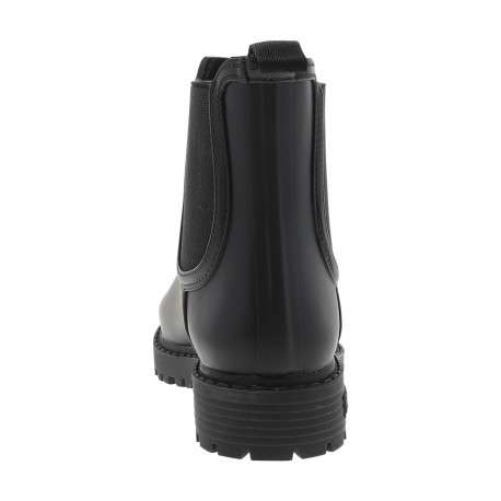 Boots Gaudi Smooth noires à talon décroché bas pourvues de goussets élastiqués - Image 4