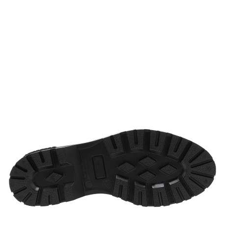 Boots Gaudi Brillo vernies noir à talon décroché bas avec goussets élastiqués - Image 6