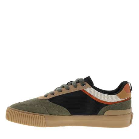 Tennis Nolan Essence kaki à talon plat munies de lacets et d'aérations - Image 3
