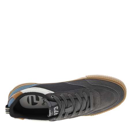 Tennis Nolan Essence grises à talon plat dotées de lacets plats - Image 5