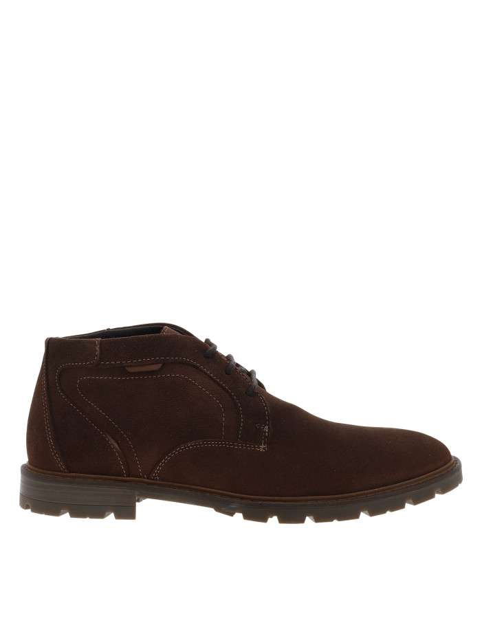 Bottines en cuir brunes...
