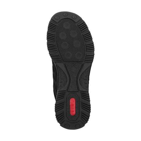 Sneakers noires à talon plat pourvues d'une fermeture élastiquée - Image 6