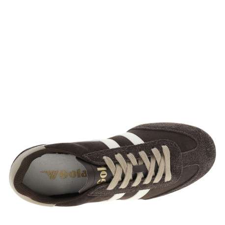 Tennis Sprinter en cuir marron à talon plat pourvues d'une fermeture à lacets - Image 5