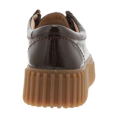 Mocassins Torhill Bee en cuir marron à talon plat munis de lacets plats - Image 4