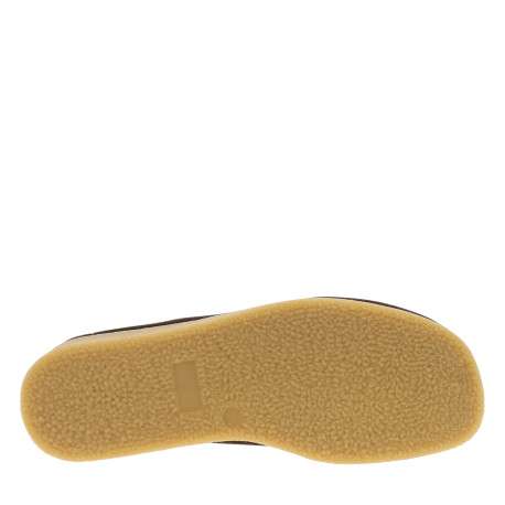Mocassins Bee en cuir nubuck chocolat à talon plat pourvus de lacets - Image 6