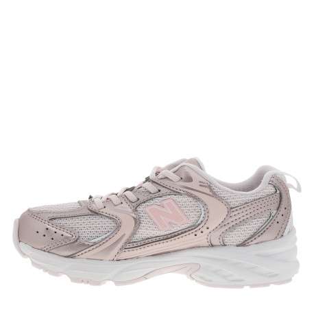 Baskets running 530 roses avec un talon plat et des lacets élastiqués - Image 3