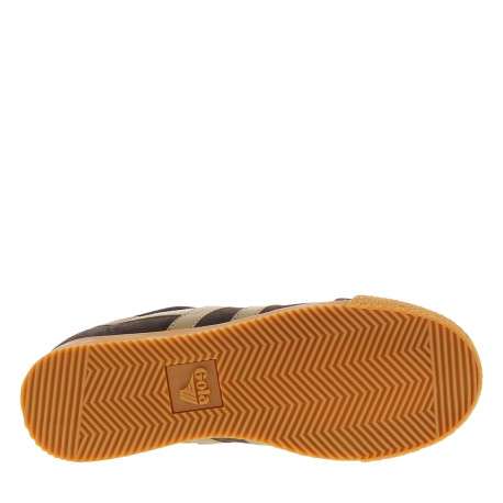 Tennis Elan en cuir brun à talon plat pourvues d'une fermeture à lacets - Image 6